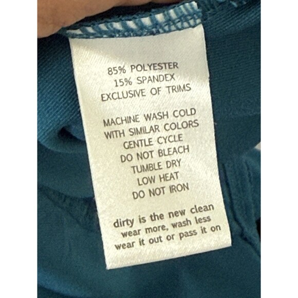 Toad & Co  Alluvial Tank Top Size M Built in Bra Athletic‎ Stretch Pullover Teal - Picture 7 of 12